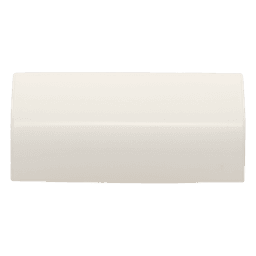 Unión Recta para Canaleta / Diseño Bisagra Monopieza / ABS UL94V-0 / Blanco Mate / 180º / 0 a 50ºC
