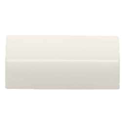 Unión Recta para Canaleta / Diseño Bisagra Monopieza / ABS UL94V-0 / Blanco Mate / 180º / 0 a 50ºC