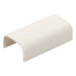 Unión Recta para Canaleta / Diseño Bisagra Monopieza / ABS UL94V-0 / Blanco Mate / 180º / 0 a 50ºC