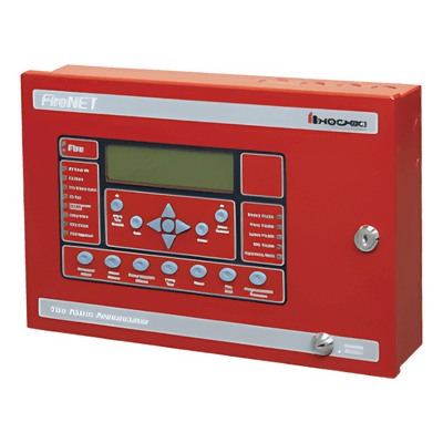 Anunciador Serial / LCD 8 Líneas x 40 Caracteres / RS-485 / Hasta 15 Unidades en Red / UL 864 9ª Edición / Montaje Superficie o Empotrado