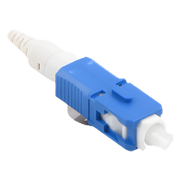 Conector de Fibra Óptica Pre-Pulido LightBow SC/UPC Simplex, Monomodo OS1/OS2, Re-Terminable, Color Azul