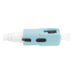 Conector de Fibra Óptica Pre-Pulido LightBow SC Simplex, Multimodo 50/125 (OM3/OM4), Re-Terminable, Color Aqua