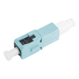 Conector de Fibra Óptica Pre-Pulido LightBow SC Simplex, Multimodo 50/125 (OM3/OM4), Re-Terminable, Color Aqua