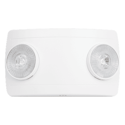 Luz de Emergencia LED / Doble LED 1W 150 lúmenes / Batería Ni-Cd 3.6V 900mAh / 90 min Autonomía / Voltaje Universal 127-240 VAC / UL 5VA / Blanco