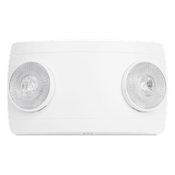 Luz de Emergencia LED / Doble LED 1W 150 lúmenes / Batería Ni-Cd 3.6V 900mAh / 90 min Autonomía / Voltaje Universal 127-240 VAC / UL 5VA / Blanco