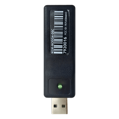 Modem tipo USB para Conexión de carga y descarga remota de comunicadores M2M con paneles DSC