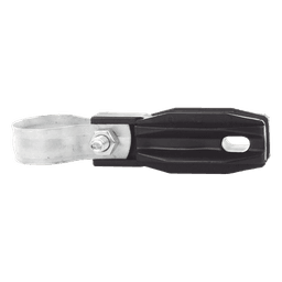 Aislador de Paso o Esquina / Abrazadera Ajustable 33-38 mm / Resina 100% Virgen / Anti-Arqueo / Protección UV e IP