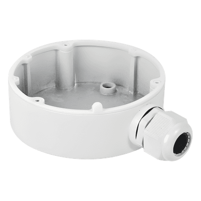Caja de Conexiones para Mini Domo / Exterior IP66 / Aleación de Aluminio / Carga 4.5 kg / Ø137 x 42 mm