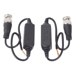 Kit de Transceptores (Baluns) para EXTERIOR TurboHD Hasta 4K HD-TVI / HD-CVI / AHD / CVBS / COAXITRON / AUDIO POR COAXITRON  / Menu OSD / CONECTORES 100% COBRE / Con Cable RF Blindado. Distancia de hasta 200 m en 4K. Calidad PREMIUM