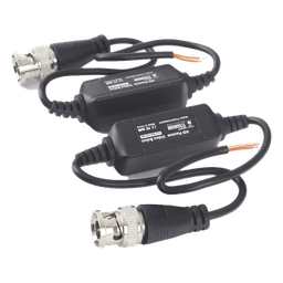 Kit de Transceptores (Baluns) para EXTERIOR TurboHD Hasta 4K HD-TVI / HD-CVI / AHD / CVBS / COAXITRON / AUDIO POR COAXITRON  / Menu OSD / CONECTORES 100% COBRE / Con Cable RF Blindado. Distancia de hasta 200 m en 4K. Calidad PREMIUM
