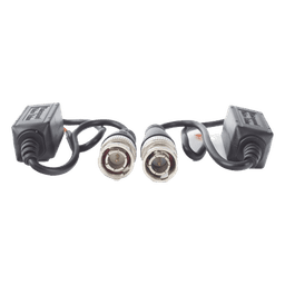 Kit de Transceptores (Baluns) para EXTERIOR TurboHD Hasta 4K HD-TVI / HD-CVI / AHD / CVBS / COAXITRON / AUDIO POR COAXITRON  / Menu OSD / CONECTORES 100% COBRE / Con Cable RF Blindado. Distancia de hasta 200 m en 4K. Calidad PREMIUM