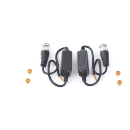 Kit de Transceptores (Baluns) para EXTERIOR TurboHD Hasta 4K HD-TVI / HD-CVI / AHD / CVBS / COAXITRON / AUDIO POR COAXITRON  / Menu OSD / CONECTORES 100% COBRE / Con Cable RF Blindado. Distancia de hasta 200 m en 4K. Calidad PREMIUM