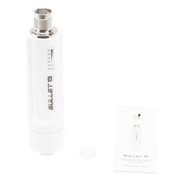 Radio Doble Banda Bullet airMAX AC hasta 160 Mbps en 2.4 GHz (2412-2472 MHz) o 300 Mbps en 5 GHz (5150-5875 MHz)