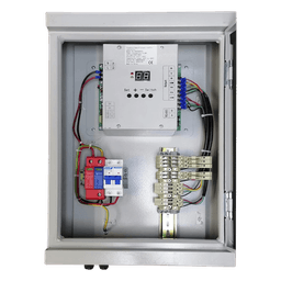 Controlador de Tráfico Peatonal / 5 Salidas / 110 VCA / Gabinete con Montaje / Integración Alarma Acústica