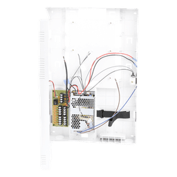 Gabinete de Protección para Controlador de Acceso / Fuente 110 VCA / 8 Canales Independientes / Protección Eléctrica Integrada / Batería de Respaldo