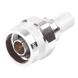 Conector Coaxial N Macho / Ensamble Plegable / Pin Cautivo No Soldable / 50 Ohm / PTFE / Cables RG8-LMR400