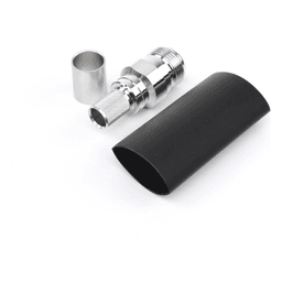 Conector N Hembra / Plegable con Pin Cautivo / 50 Ohms / VSWR 1.3 / Hasta 6 GHz / Para RG-8, LMR-400, CNT-400