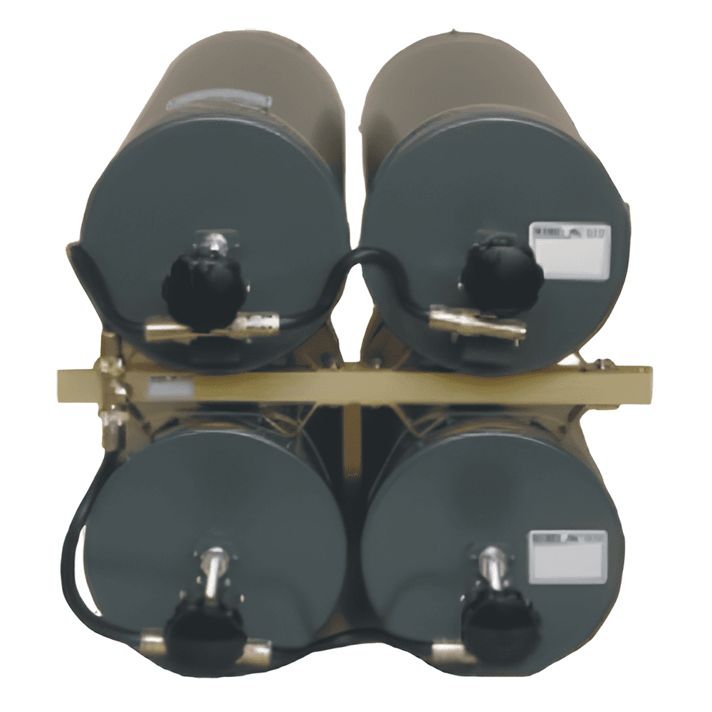 Duplexer VHF, para 143-156 MHz, para Potencia Máxima de Entrada de 250 W (ciclo continuo).