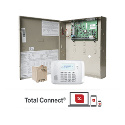 Panel de alarma serie VISTA / Módulo IP integrado para AlarmNet / Teclado alfanumérico 4 líneas / Receptor inalámbrico integrado / 2 particiones