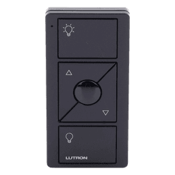 Control Inalámbrico de Iluminación / 3 Botones con Subir y Bajar / Alcance 18 m (59.1 ft) / RF 431-437 MHz / Batería 10 Años / Negro Brillante