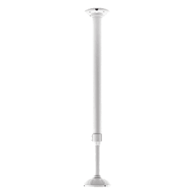 Soporte Telescópico Universal / Ajustable 0.6 a 1.2 m (1.97 a 3.94 ft) / Aluminio / Interior y Exterior / Blanco