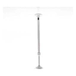 Soporte Telescópico Universal / Ajustable 0.6 a 1.2 m (1.97 a 3.94 ft) / Aluminio / Interior y Exterior / Blanco