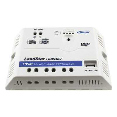 Controlador Solar PWM 12/24 V 20 A, Salida USB