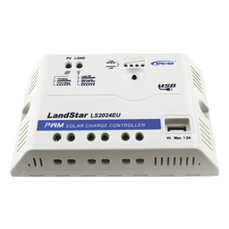 Controlador Solar PWM 12/24 V 20 A, Salida USB
