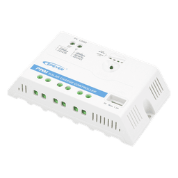 Controlador Solar PWM 12/24 V 20 A, Salida USB