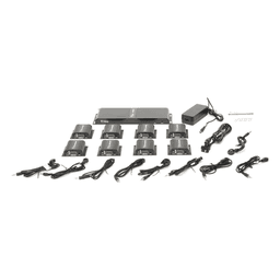 Kit Divisor y Extensor HDMI (Extender Splitter)  / Divide 1 Fuente HDMI a 8 Pantallas / Extiende la señal HDMI hasta 40 m / Resolución 1080P @ 60 Hz / Cat 6/6a/7 / Uso 24/7 / Salida Loop en el Tx / IR / Alimente solo el Tx (PoC).