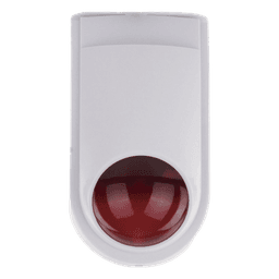 Sirena Estrobo SFIRE SF-06R / 110 dB / 12 VCC / Estrobo Rojo Integrado / Uso Interior y Exterior
