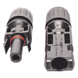 Conector MC-4 para Módulos Fotovoltaicos / 1000 VCC / 30 A / IP67 / -40 a 90 °C / Resistencia UV