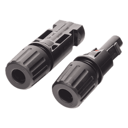 Conector MC-4 para Módulos Fotovoltaicos / 1000 VCC / 30 A / IP67 / -40 a 90 °C / Resistencia UV