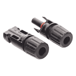 Conector MC-4 para Módulos Fotovoltaicos / 1000 VCC / 30 A / IP67 / -40 a 90 °C / Resistencia UV
