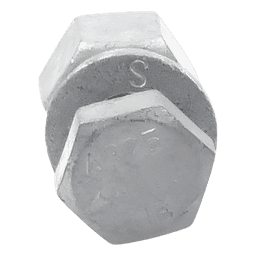 Tornillo estructural / Grado A325 / 1/2 x 1-1/2 pulg / Cabeza hexagonal / Tuerca plana / Galvanizado