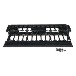 Organizador de Cables Horizontal NetManager de Alta Densidad, Sencillo (Solo Frontal), Para Rack de 19in, 2UR
