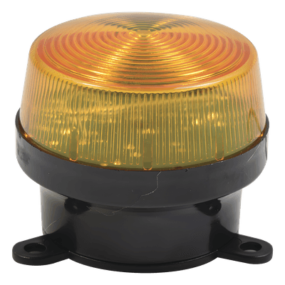 Estrobo LED / 12 VCC / 90 Destellos por Minuto / Montaje Brida 68 mm / Ámbar Rojo Azul Blanco / -20℃ a +60℃