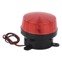 Mini Estrobo LED / 12 VCC / 150 mA / 90 Destellos por Minuto / Montaje en Panel 68 mm (2.68 in)