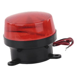 Mini Estrobo LED / 12 VCC / 150 mA / 90 Destellos por Minuto / Montaje en Panel 68 mm (2.68 in)