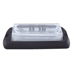 Luz Auxiliar Ultra Brillante de 8 LED's en color Azul/Claro con mica transparente