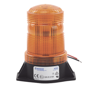 Mini Burbuja LED / Rango 12-80 VCC / IP66/67 / 8 Destellos 70 FPM / SAE J845 Clase III / Montaje Permanente