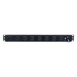PDU Básico Rack / 10 Salidas NEMA 5-15R / 15 Amp / 120 Vca / 1U / Cable 4.5 m (14.8 ft)