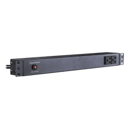 PDU Básico Rack / 10 Salidas NEMA 5-15R / 15 Amp / 120 Vca / 1U / Cable 4.5 m (14.8 ft)