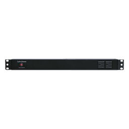 PDU Básico Rack / 10 Salidas NEMA 5-15R / 15 Amp / 120 Vca / 1U / Cable 4.5 m (14.8 ft)