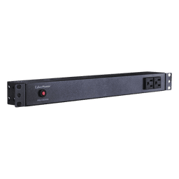 PDU Básico Rack / 10 Salidas NEMA 5-15R / 15 Amp / 120 Vca / 1U / Cable 4.5 m (14.8 ft)