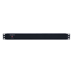 PDU Básico Para Distribución de Energía, Con 12 Tomas NEMA 5-15R Traseras, 1UR, 15 Amp, 120 Vca