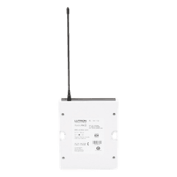 Receptor de Control de Visera / 4 Salidas de Contacto Seco / 2 Entradas de Contacto Seco / Entrada de Seguridad / Hasta 10 Transmisores / RadioRA 2