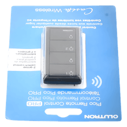 Control Inalámbrico de 4 Botones / 2 Grupos de Luces / RF 431-437 MHz / Alcance 18 m (59 ft) Línea de Vista / Batería 10 Años / Montaje Múltiple