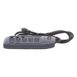 Multicontacto 8 Salidas / 120 VCA 15 A / 2160 Joules / Telco RJ11 / 6 Transformadores Simultáneos