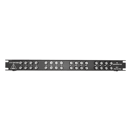 Protector de línea de video de 16 canales, 1U, conexión BNC coaxial entra/sale, sujeción 2.8 V